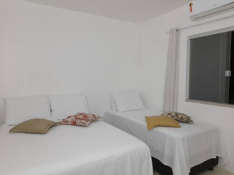 Apartamento Praia Coroa Vermelha com Churrasqueira Santa Cruz Cabrália Exterior foto